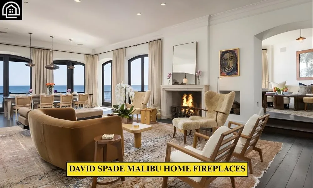 David Spade Malibu Home Fireplaces