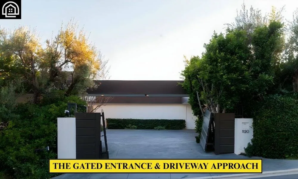 David Spade Beverly Hills House Entrance