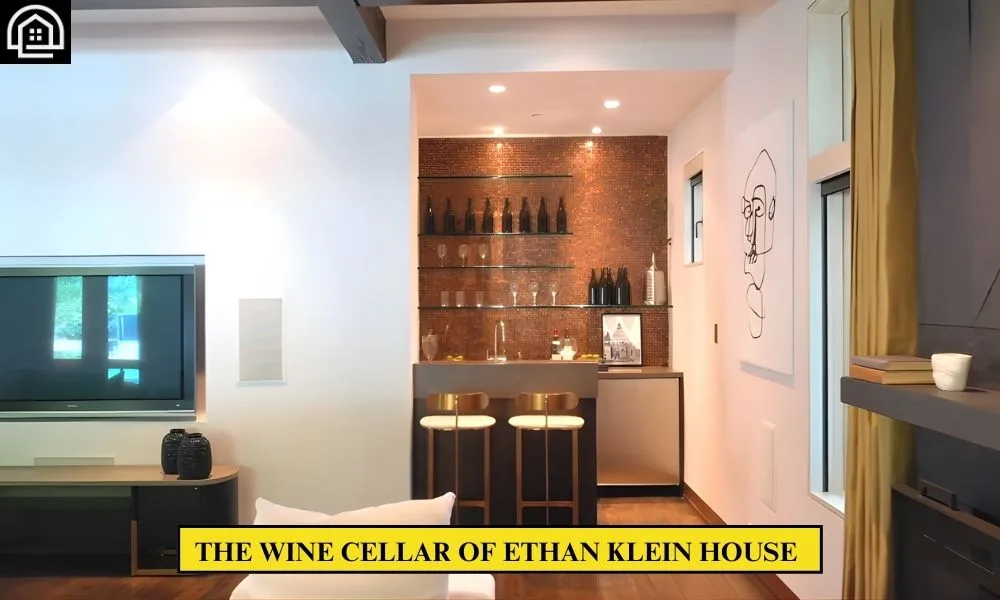 The Wine Cellar of ethan klein house