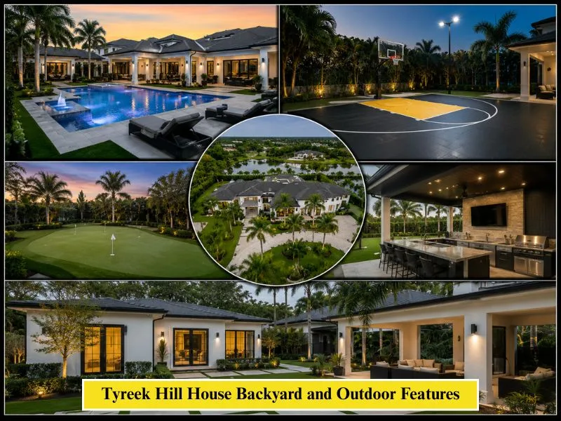 Tyreek Hill House: Inside His $7 Million Florida Mansion 9 Tyreek Hill House Backyard and Outdoor Features
