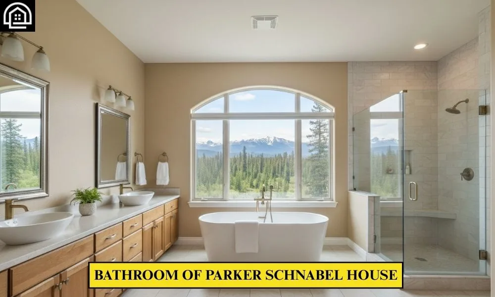 Bathroom of Parker Schnabel House
