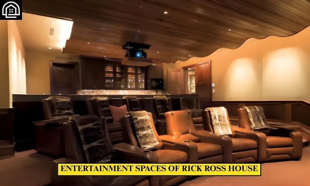 Entertainment Spaces of Rick Ross house
