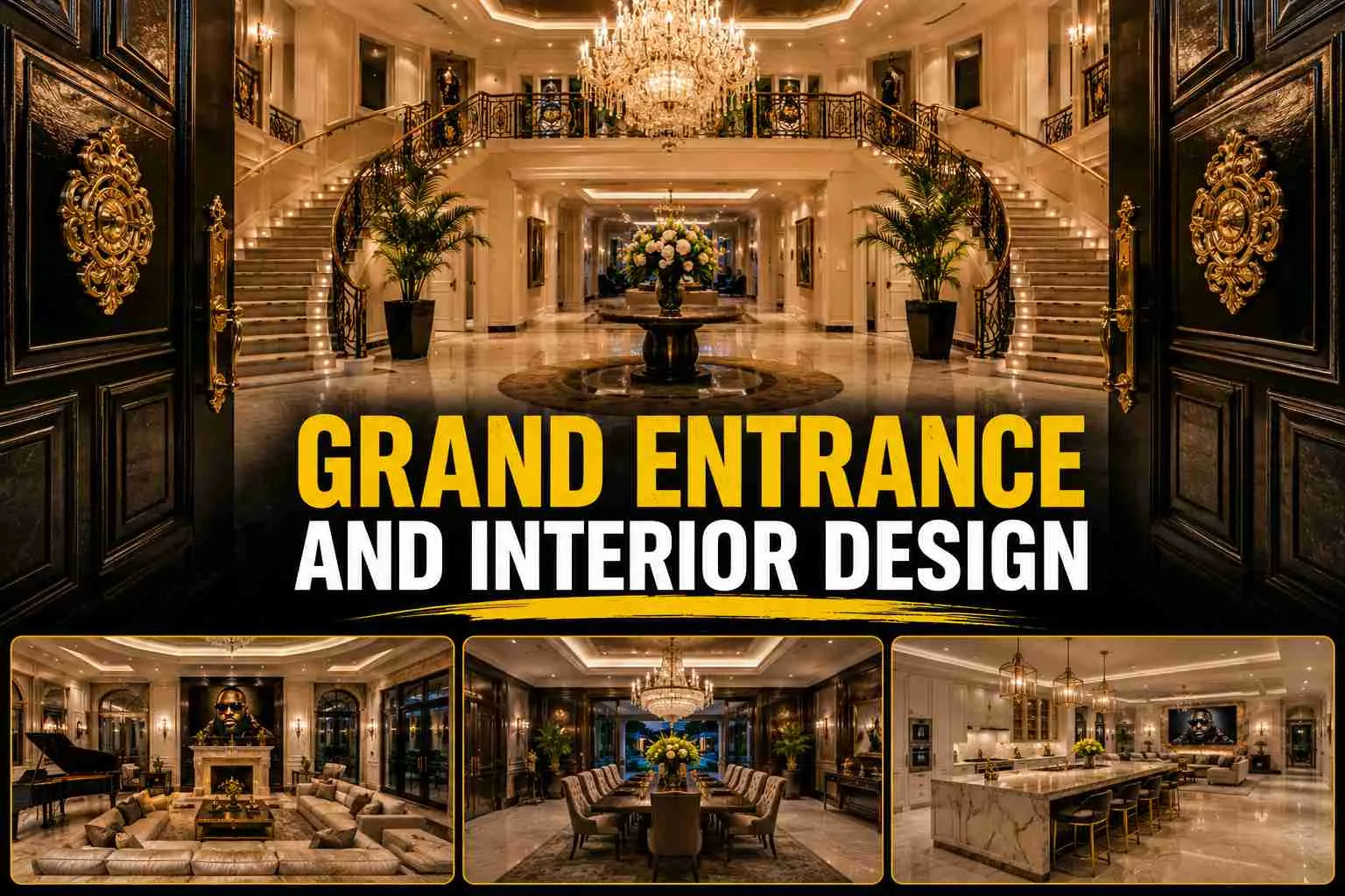 Grand Entrance and Interior Design