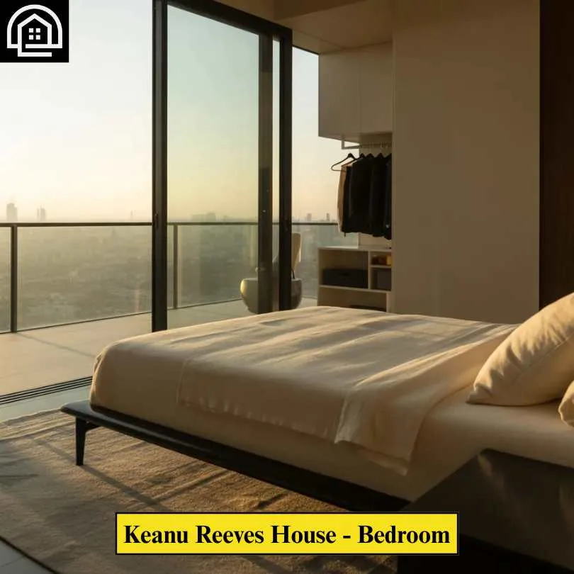 Keanu Reeves House: Inside His $8M Hollywood Hills Sanctuary 8 Keanu Reeves House Bedroom