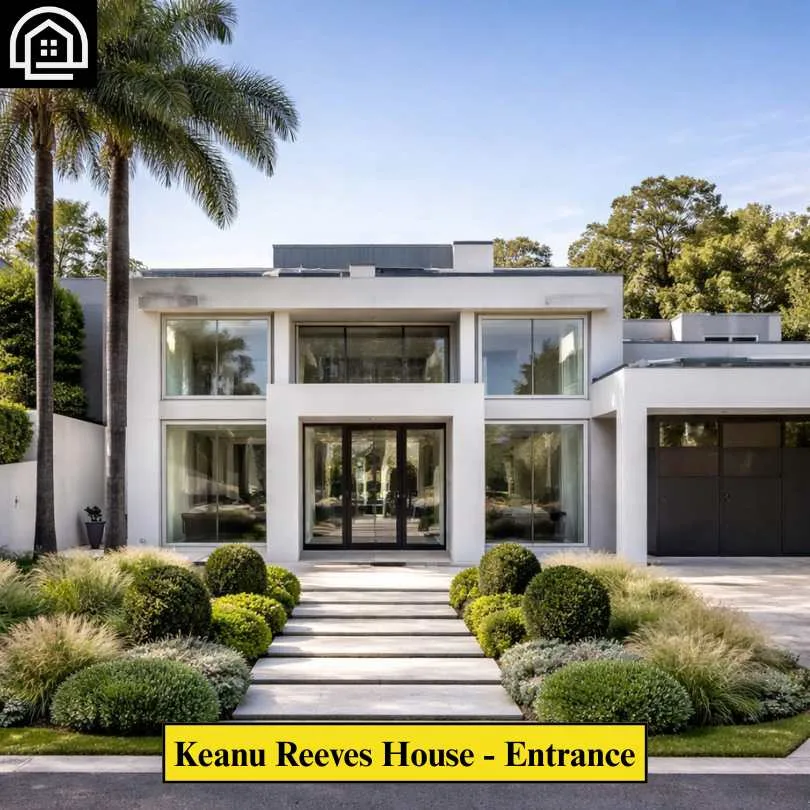 Keanu Reeves House: Inside His $8M Hollywood Hills Sanctuary 7 Keanu Reeves House Entrance