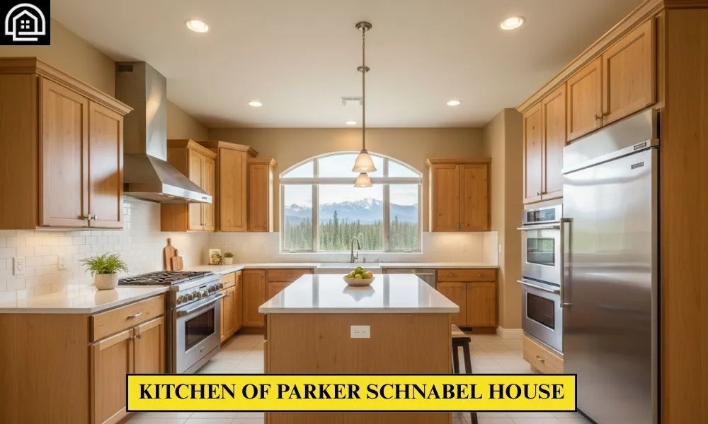 Kitchen of Parker Schnabel House