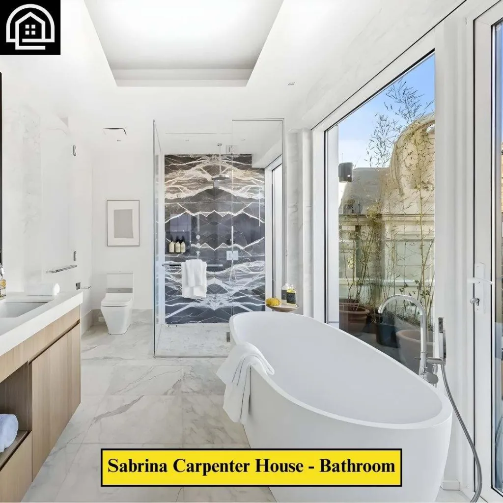 Sabrina Carpenter House Bathroom