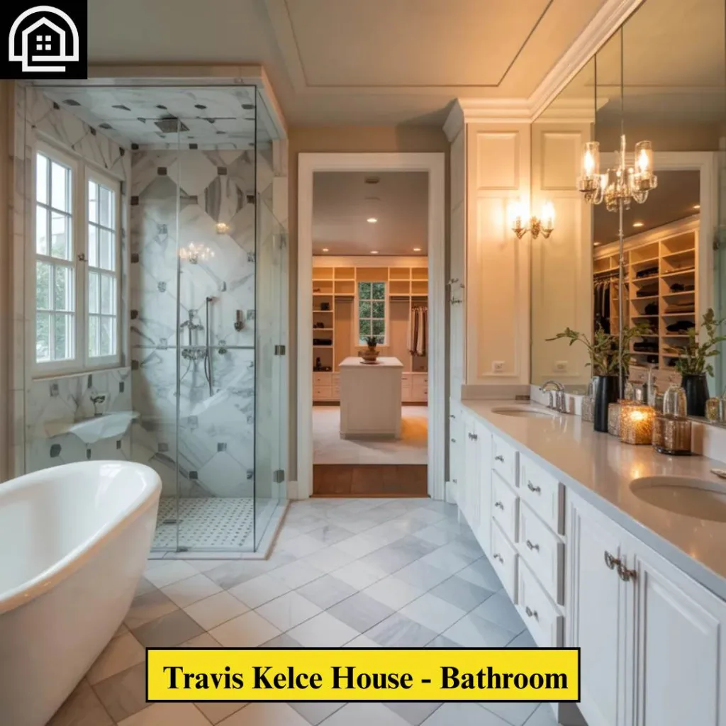 Travis Kelce House Bathroom