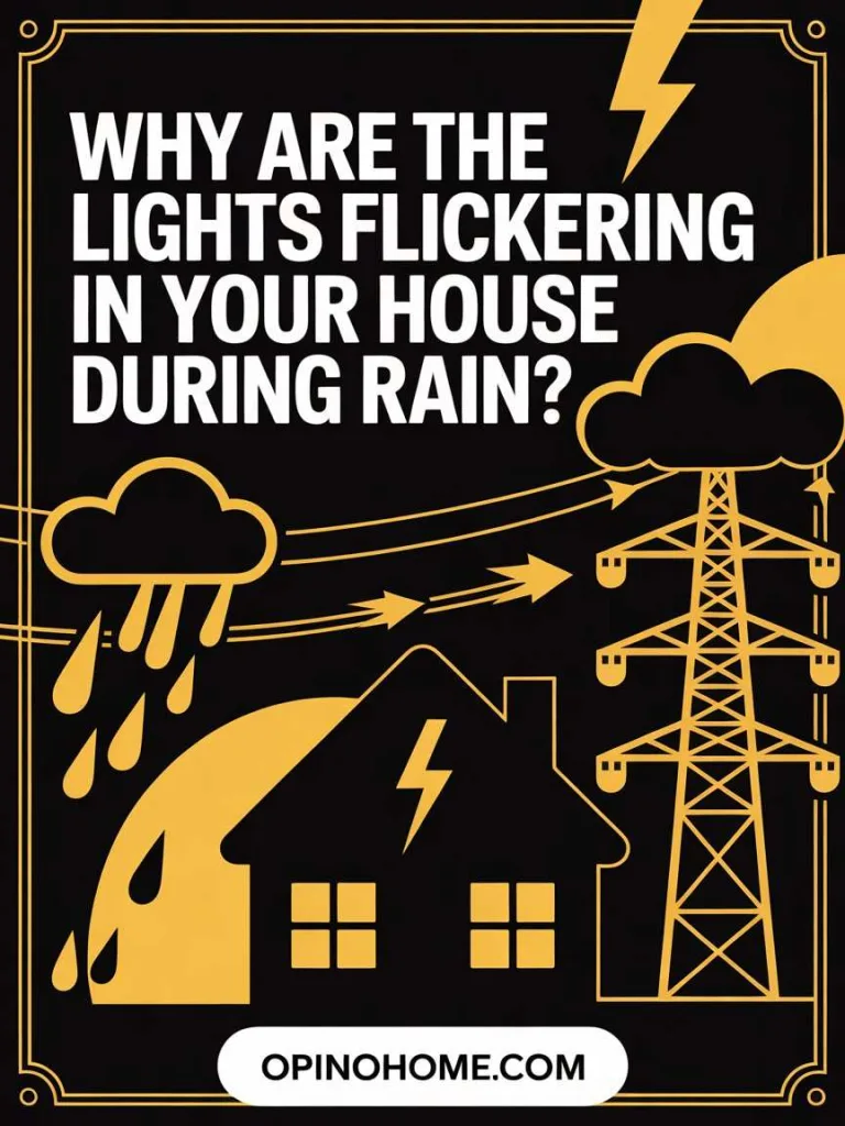 Why Are the Lights Flickering in Your House During Rain