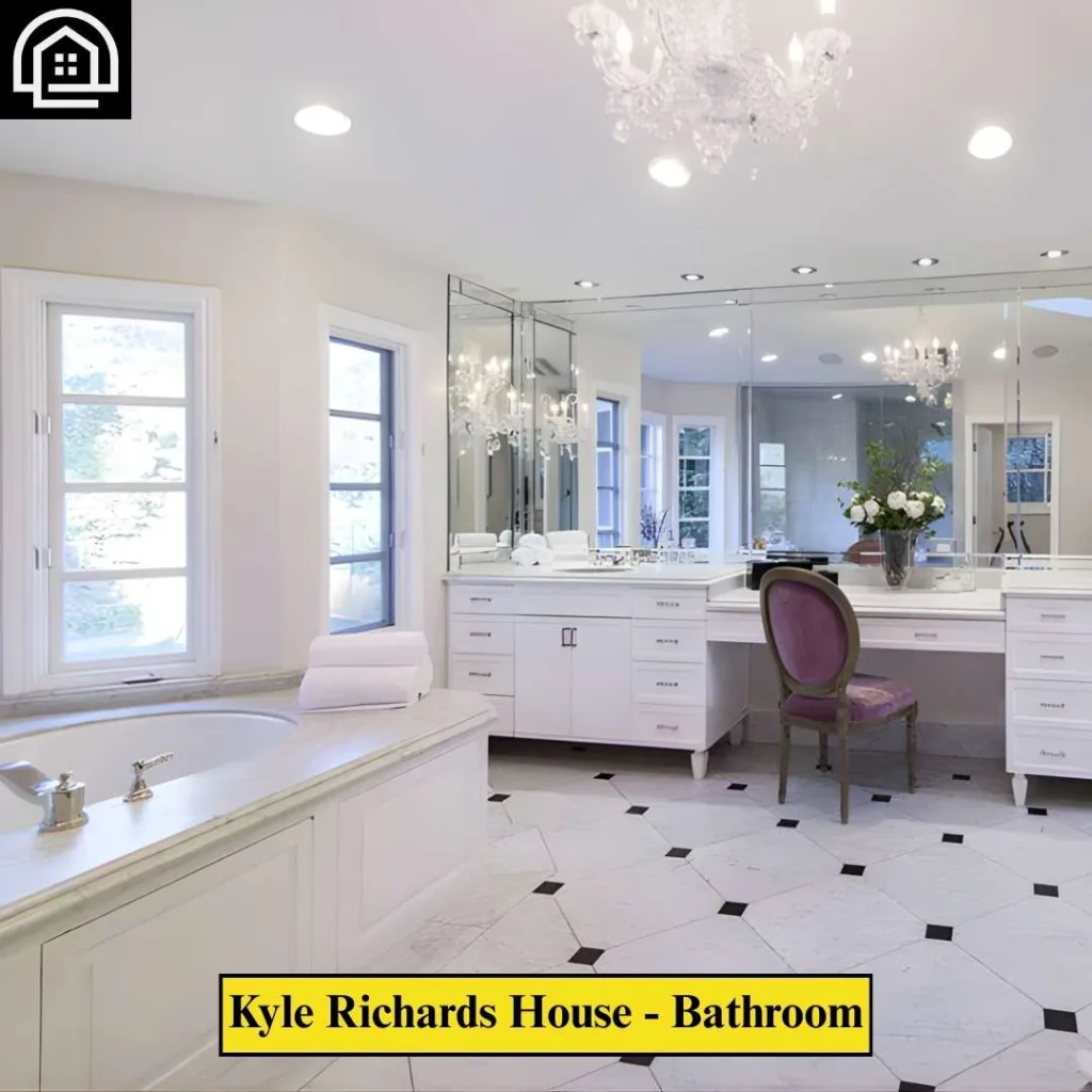kyle richards house bathroom