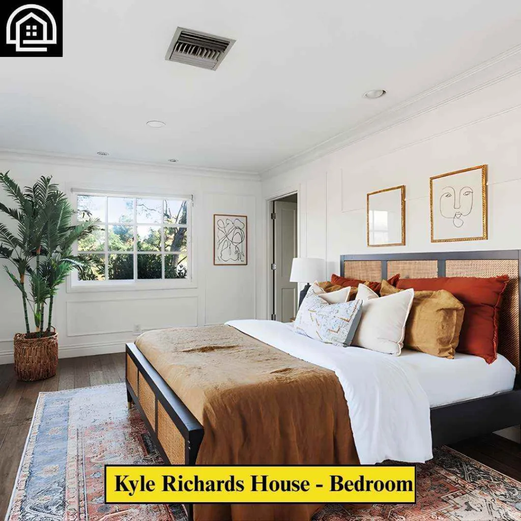 kyle richards house bedroom