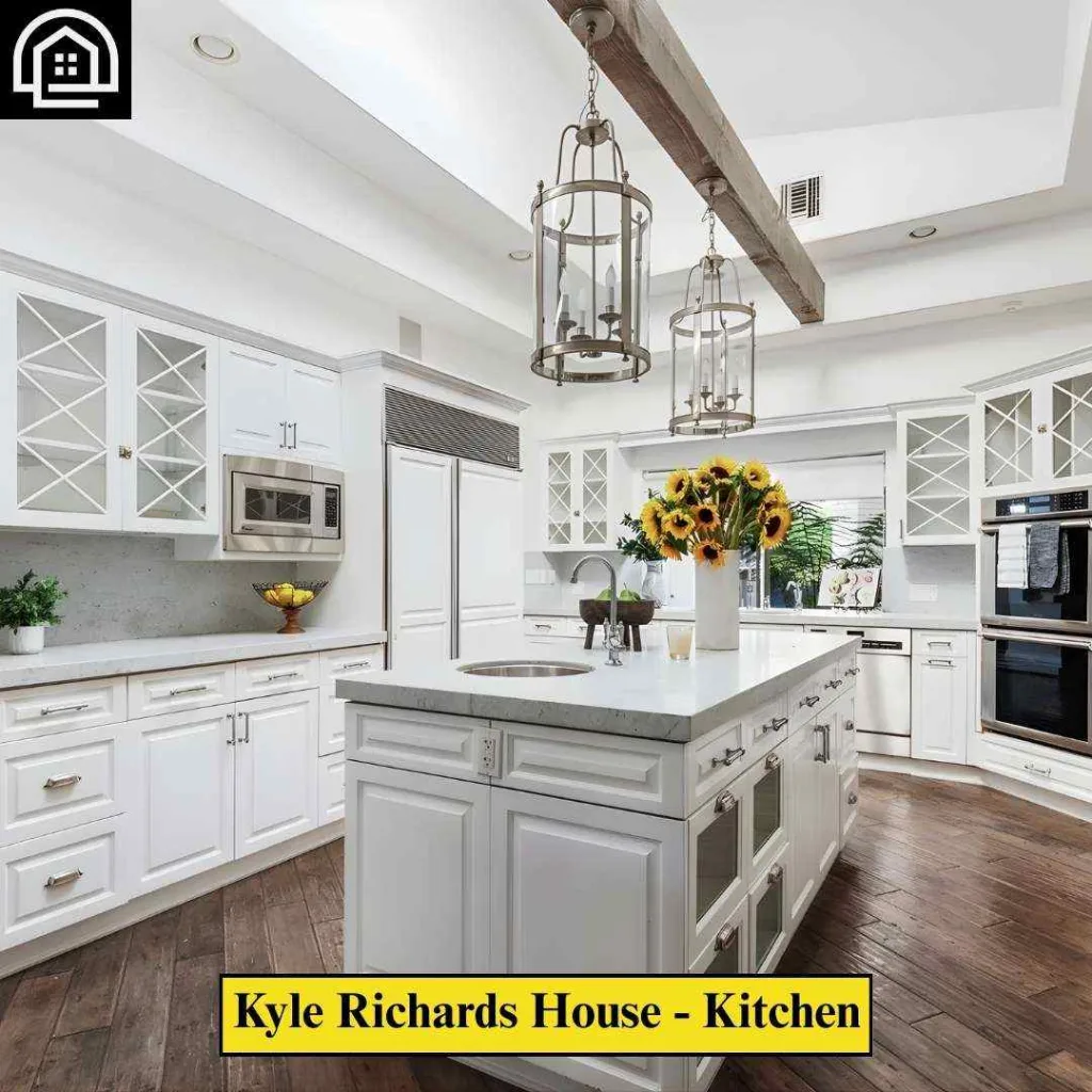 kyle richards house kitchen