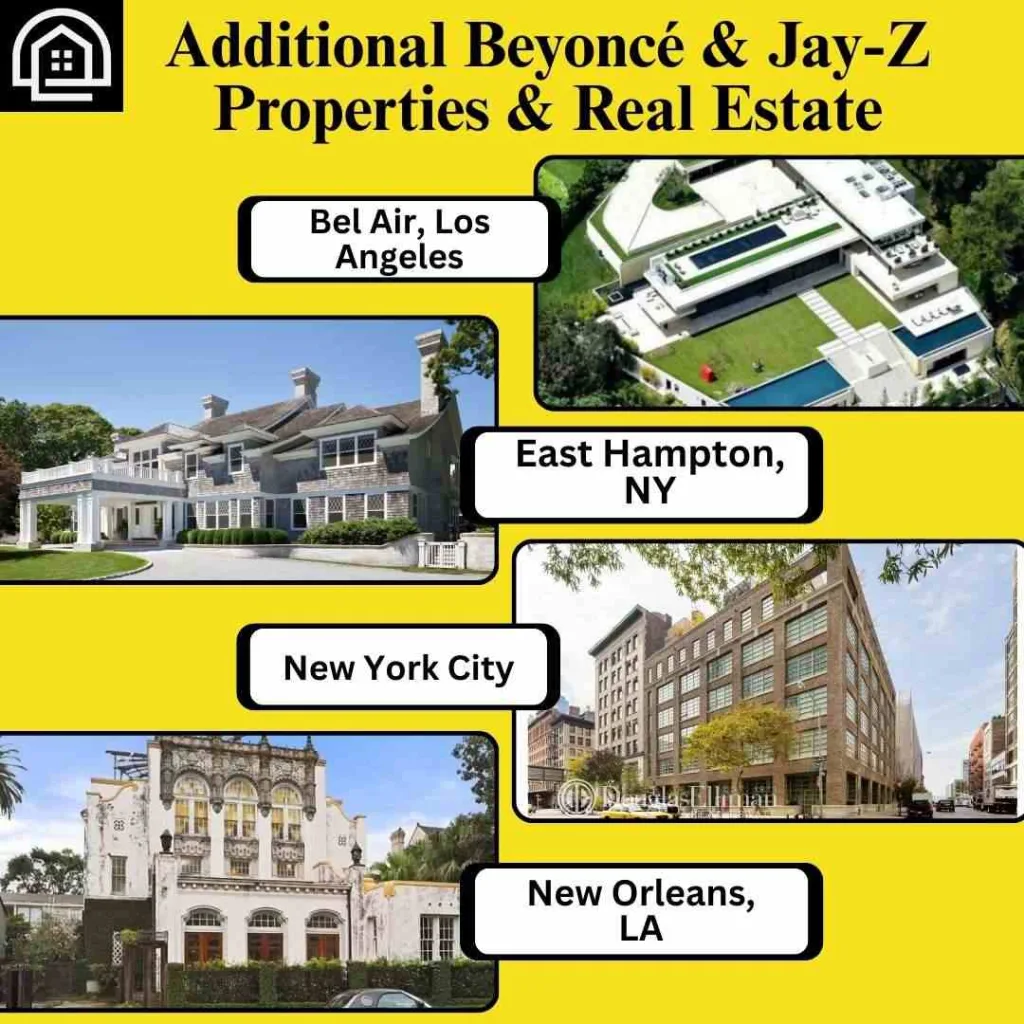Additional Beyoncé & Jay-Z Properties & Real Estate