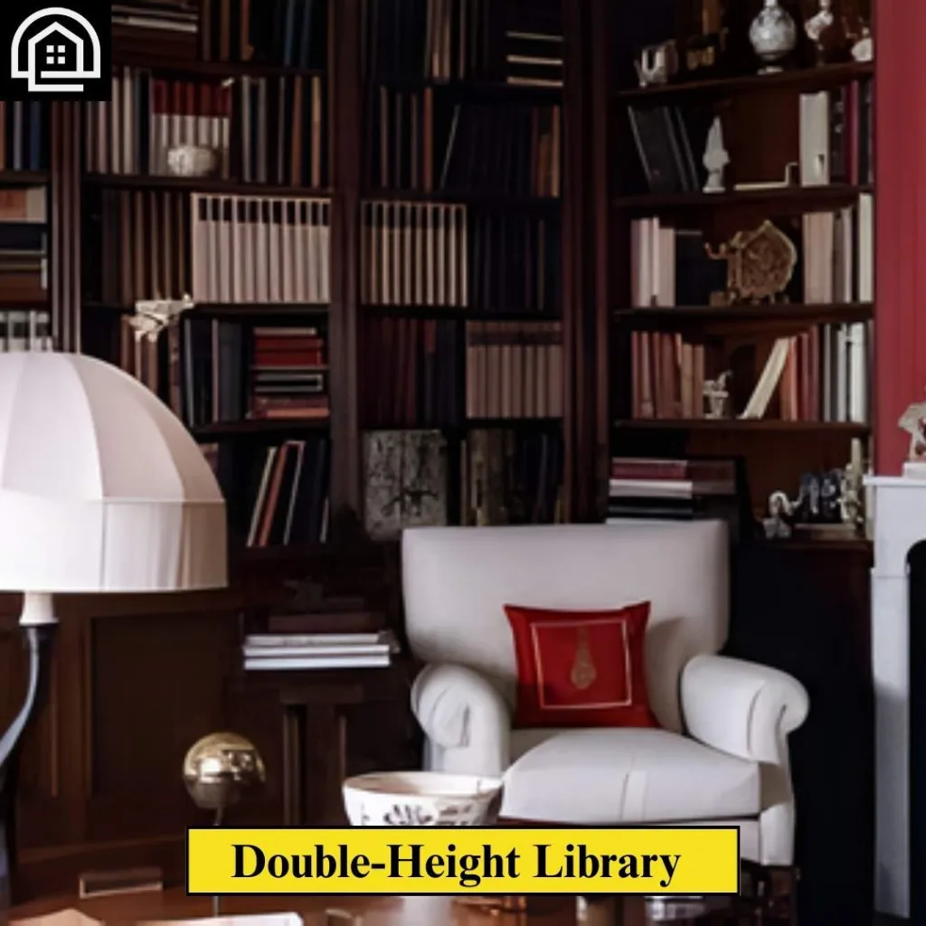 Elton John Woodside Estate - Double-Height Library