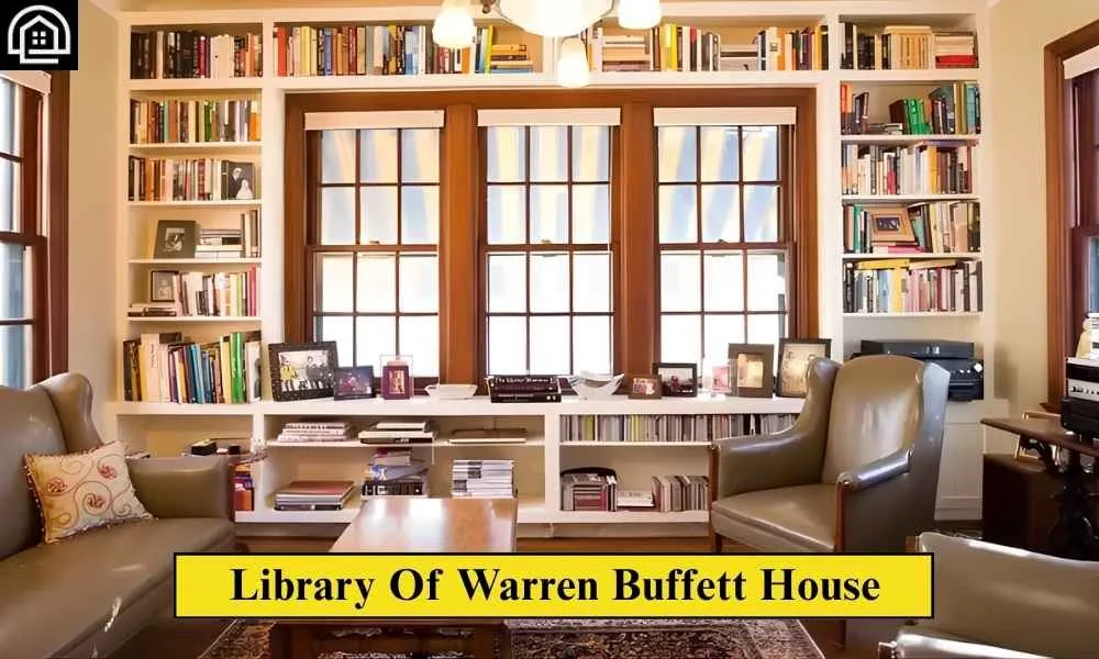 Where Does Warren Buffett Live? A Tour Of $1.4M Warren Buffett House In Omaha 10 Library Of Warren Buffett House