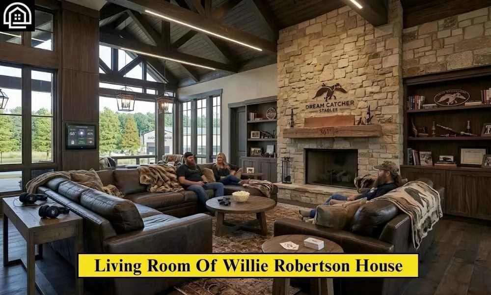 Where Does Willie Robertson Live? Inside His $4M Louisiana Willie Robertson House 6 Living Room Of Willie Robertson House