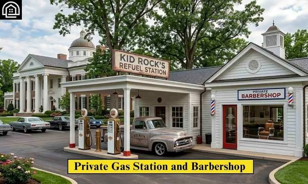 Private Gas Station and Barbershop