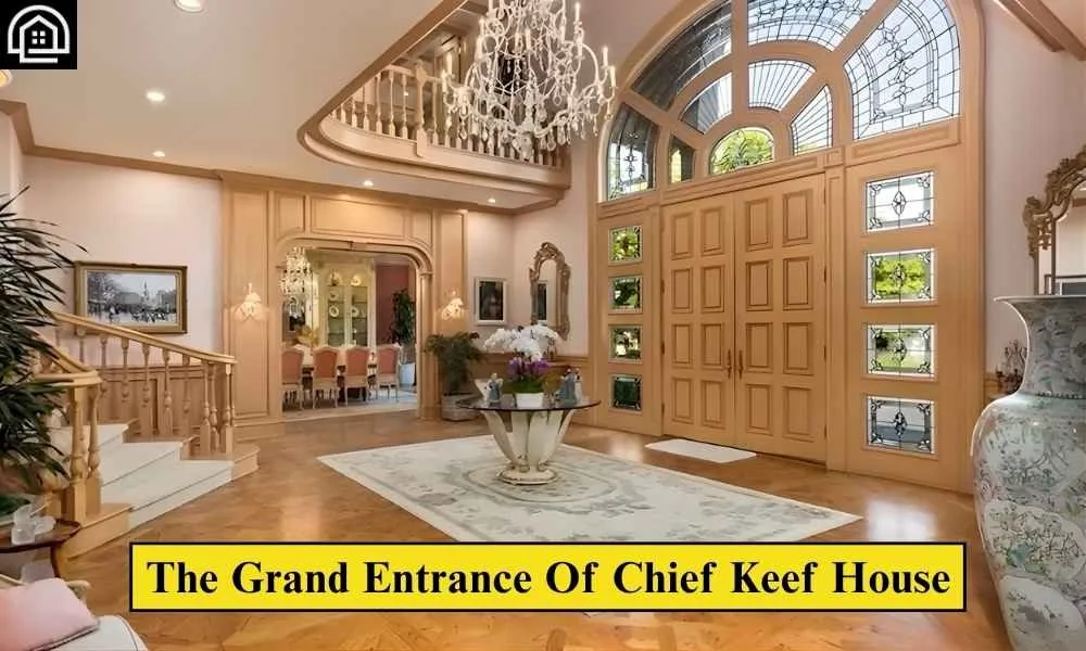 Where Does Chief Keef Live? A Tour Of $4M Chief Keef House In Woodland Hills 5 The Grand Entrance Of Chief Keef House