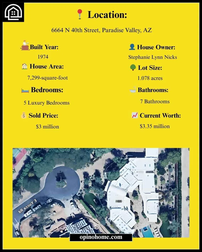 Stevie Nicks House: Inside Her $3 Million Paradise Valley Estate 2 stevie nicks house