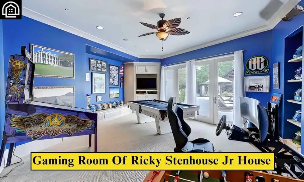 Where Does Stenhouse Jr Live? A Tour Of $12.2M Ricky Stenhouse Jr House In North Carolina 11 Gaming Room Of Ricky Stenhouse Jr House