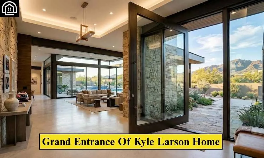 Grand Entrance Of Kyle Larson Home 