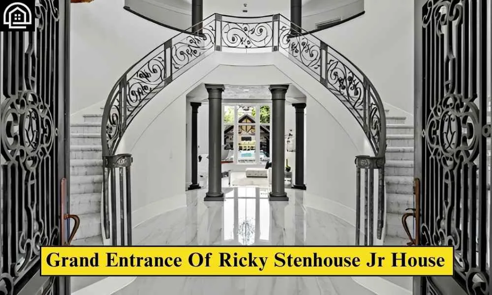 Where Does Stenhouse Jr Live? A Tour Of $12.2M Ricky Stenhouse Jr House In North Carolina 5 Grand Entrance Of Ricky Stenhouse Jr House