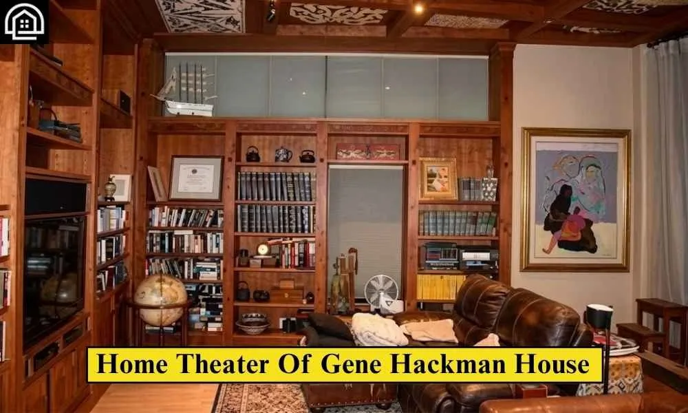 Home Theater Of Gene Hackman House
