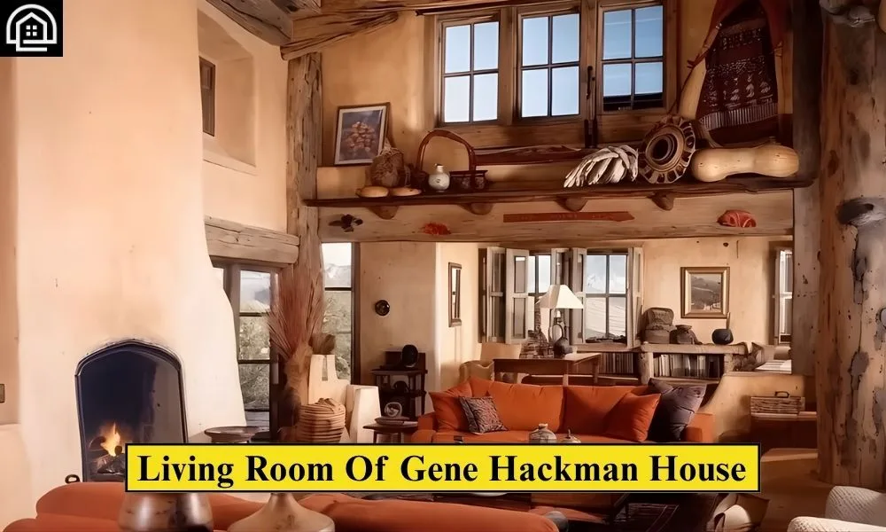 Living Room Of Gene Hackman House