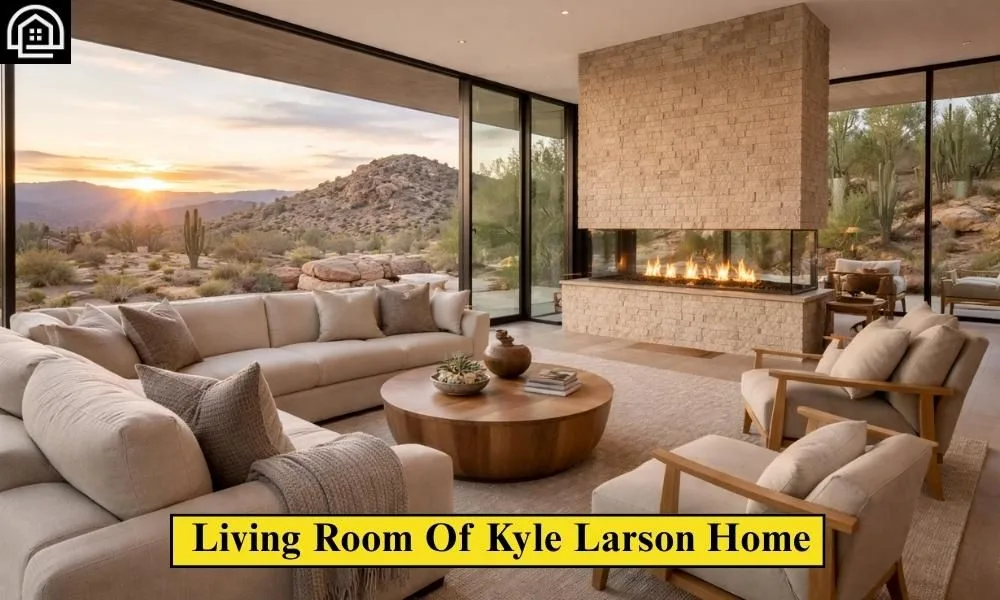 Living Room Of Kyle Larson Home