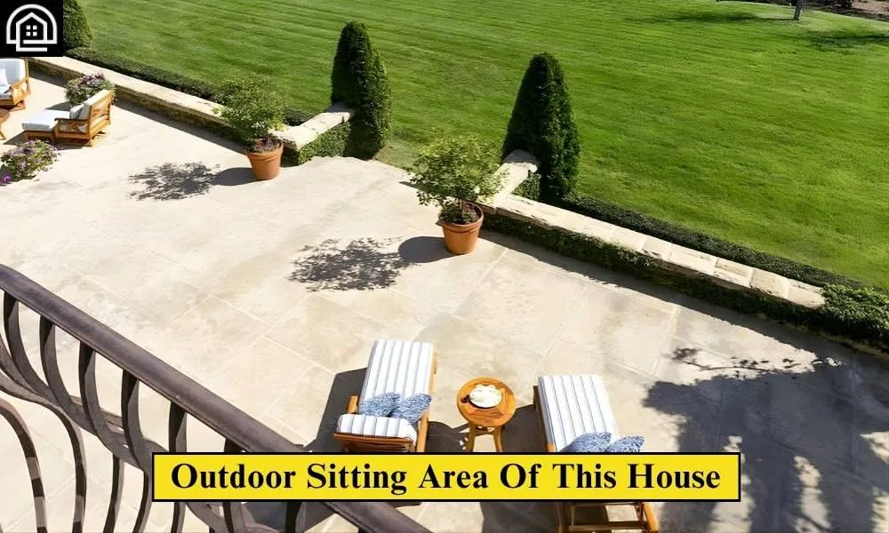 Outdoor Sitting Area Of This House