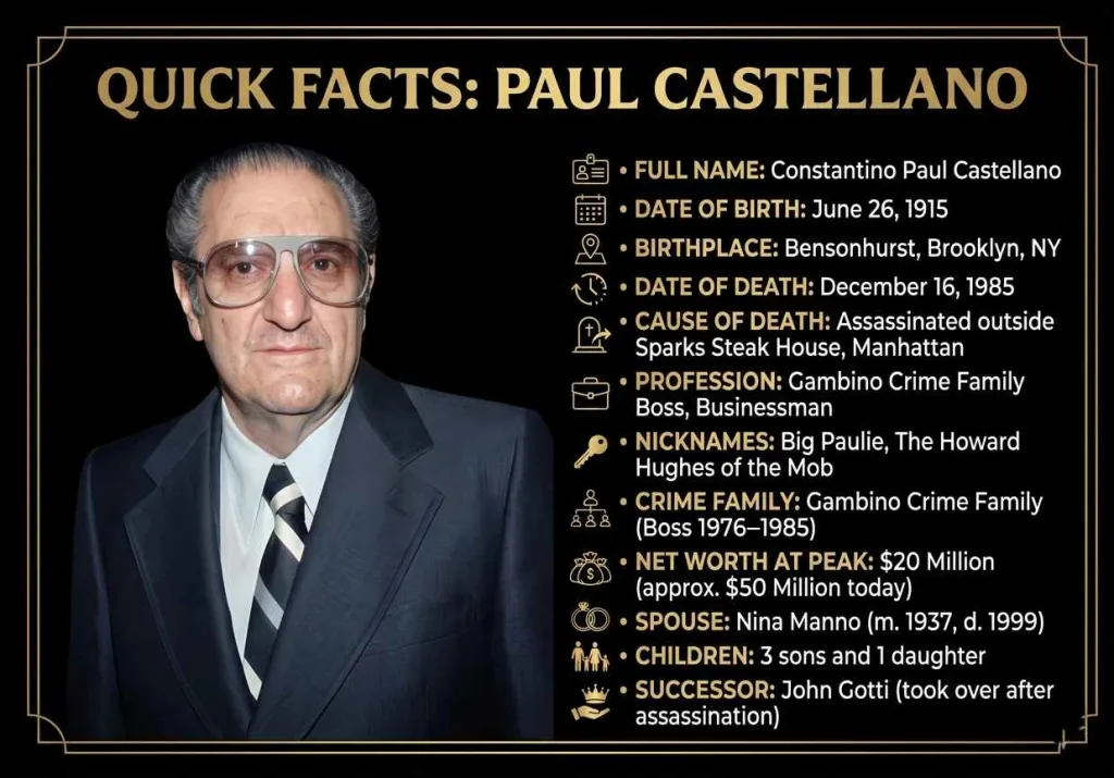 Who Was Paul Castellano?
