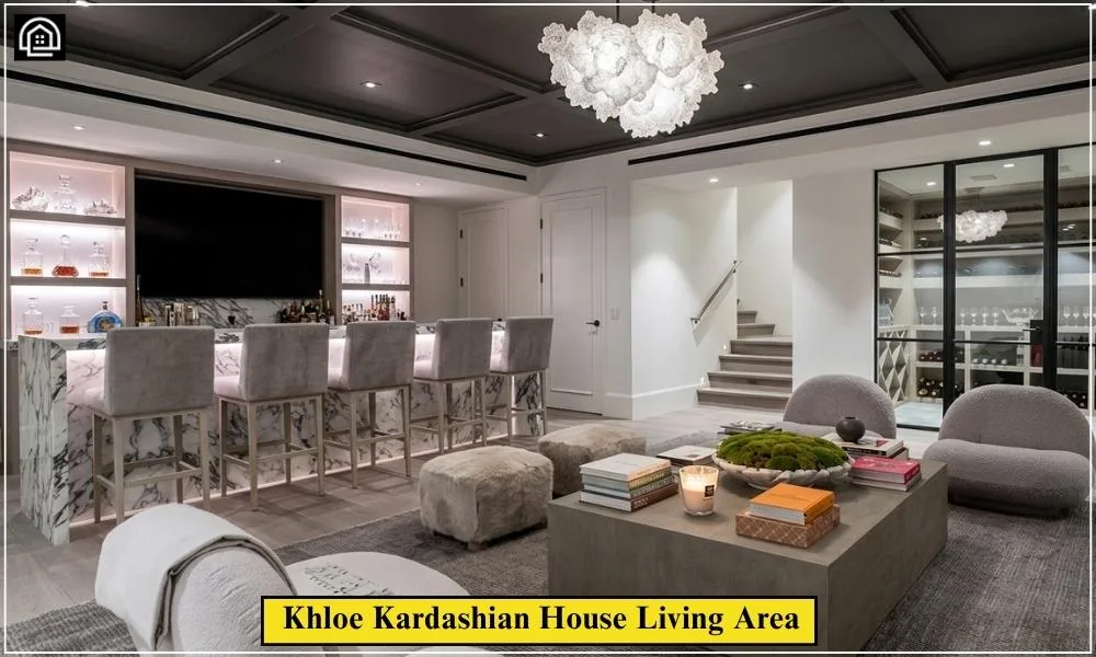 Khloe Kardashian House Living Area