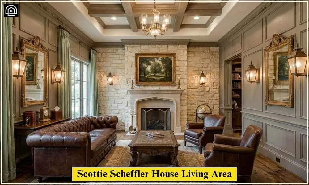 Scottie Scheffler House Living Area