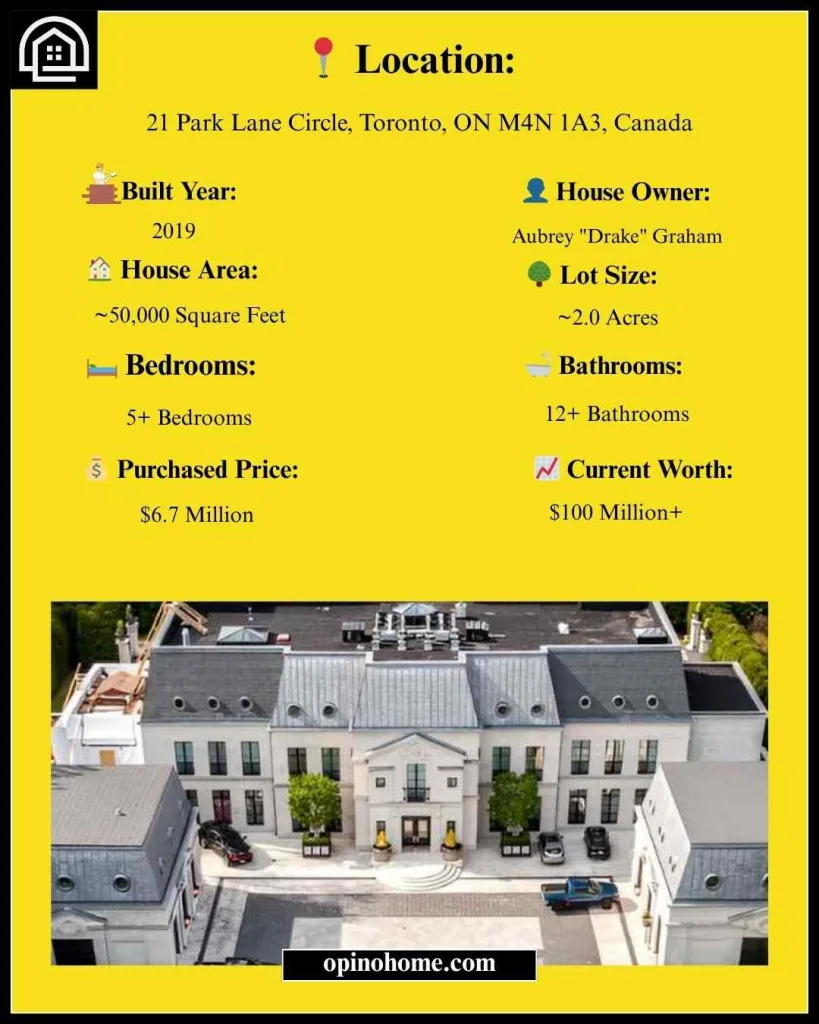 Drake House Toronto: Inside His $100 M Luxury Mansion 2 Details Of Drake House Toronto