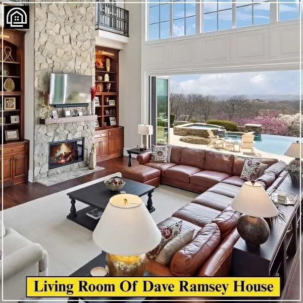 Living Room Of Dave Ramsey House
