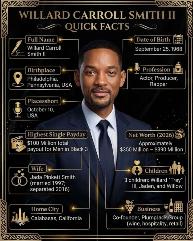 Quick Facts Will Smith