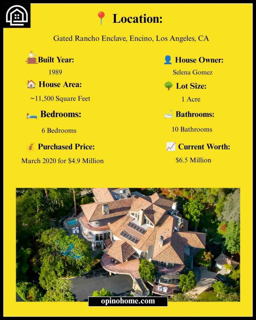  Details Of Selena Gomez House