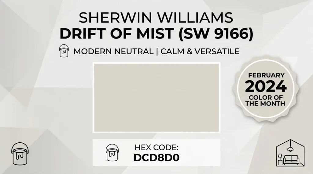What Is Sherwin Williams Drift of Mist?