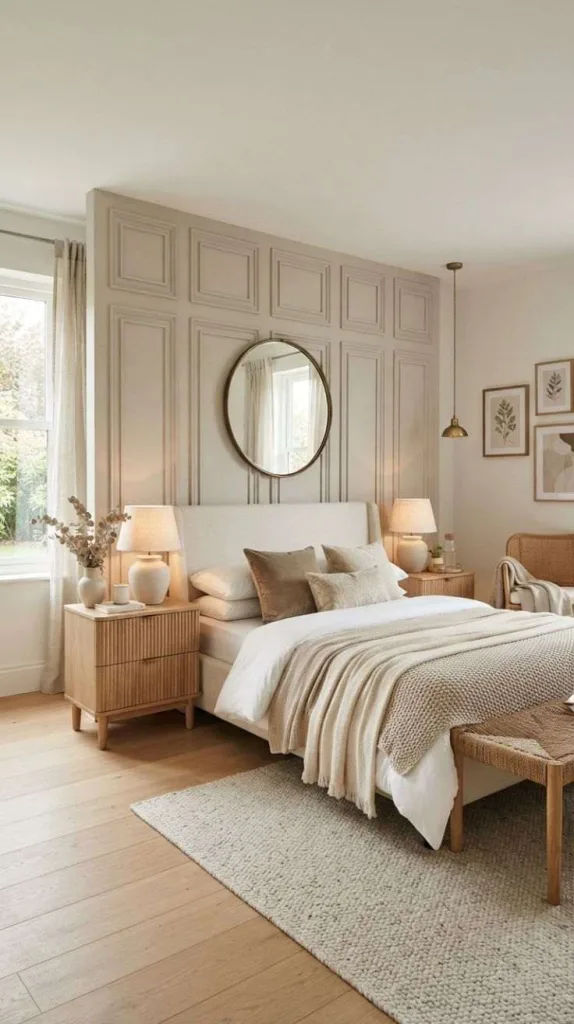 10 Bedroom Decor Ideas for a Cozy and Elegant Space 8 Accent Wall Paneling