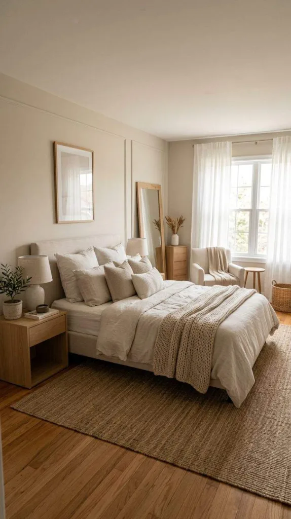 Neutral Bedroom Ideas for a Cozy Elegant Retreat 7 Beige Layered Bedroom