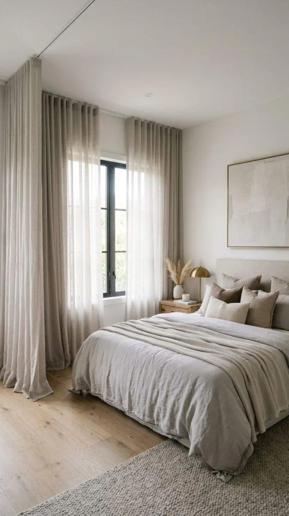 The Curtains Bedroom Everyone's Saving Right Now 6 Ceiling Mounted Curtains
