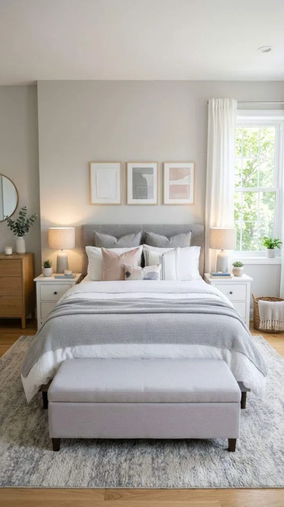 Centered Bed Arrangement