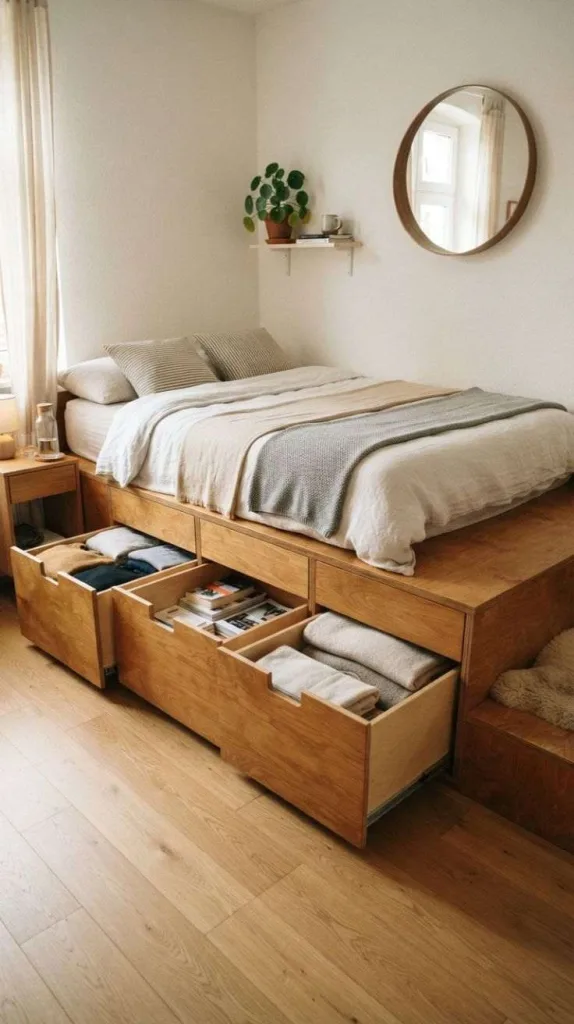 10 Bedroom Ideas for Small Rooms That Maximize Every Inch 12 Compact Sleeping Platform