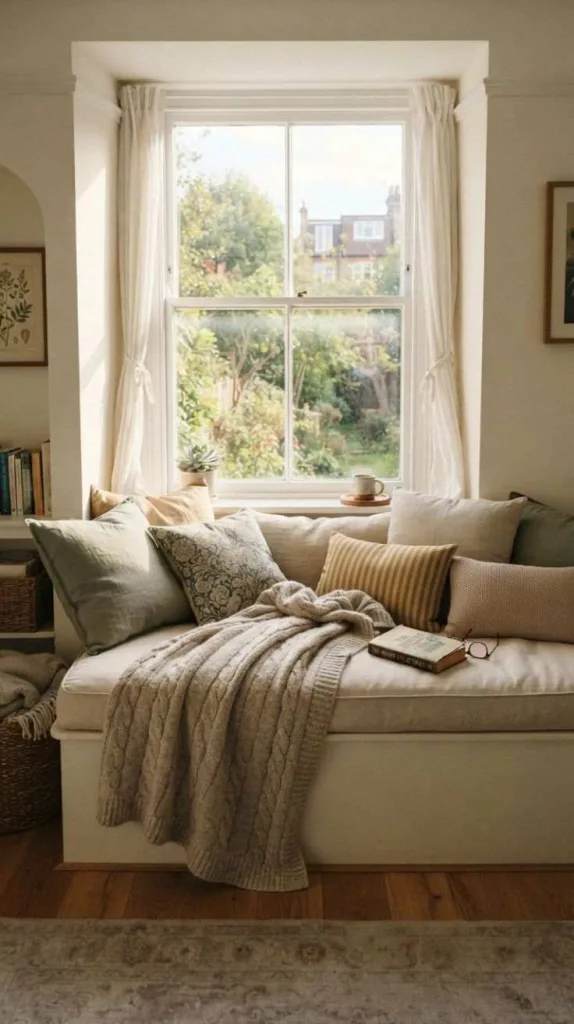 10 Bedroom Decor Ideas for a Cozy and Elegant Space 9 Cozy Window Seat