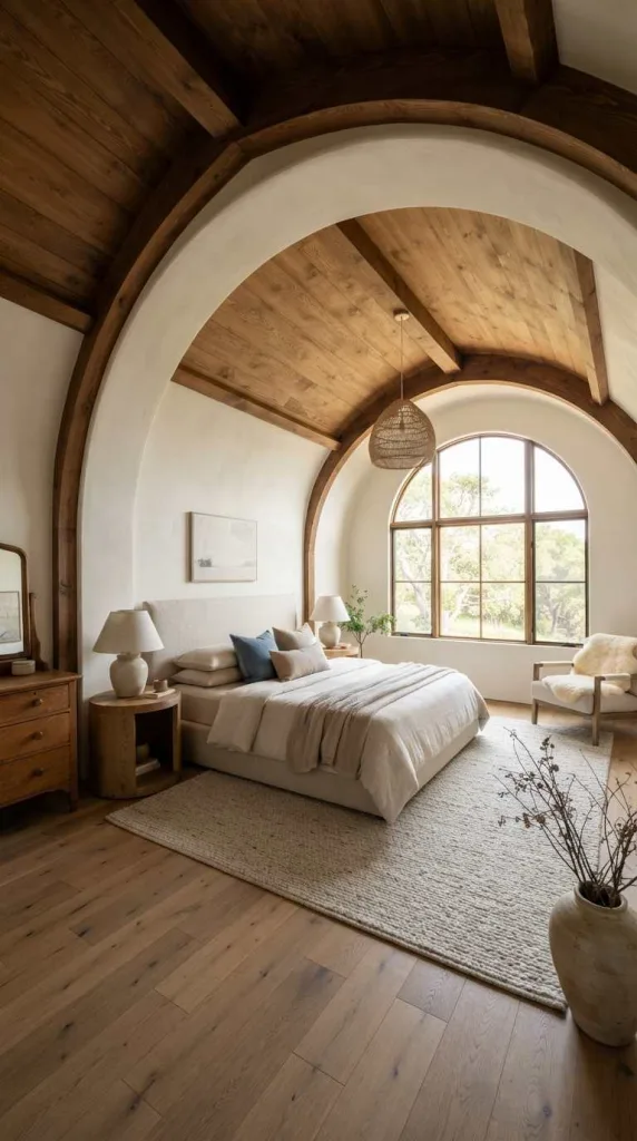 8+ Bedroom Interior Ideas for Modern Homes 7 Curved Ceiling Architecture