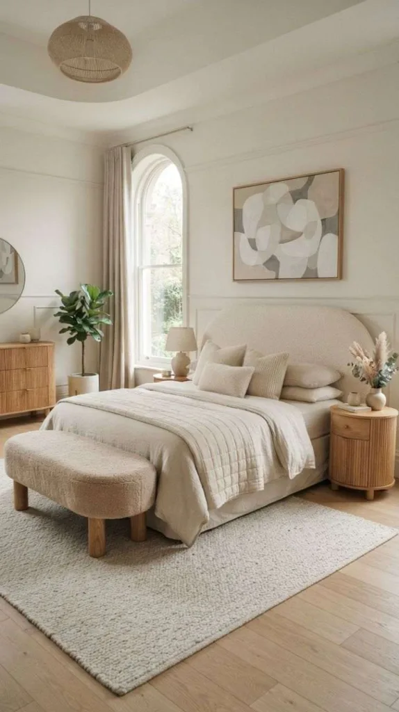 9+ Room Decor Bedroom Ideas for a Cozy Makeover 7 Curved Furniture Styling