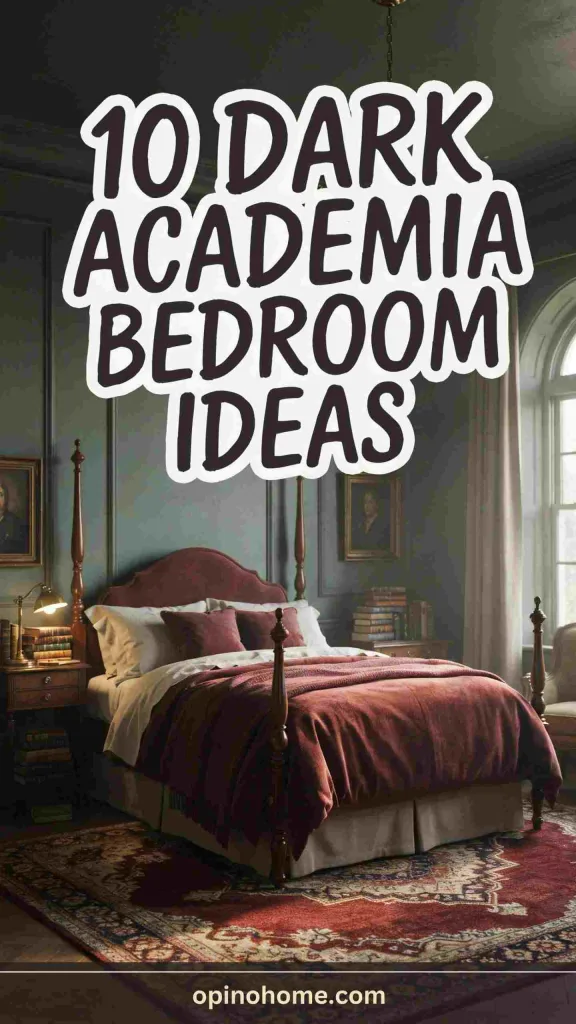 Dark Academia Bedroom