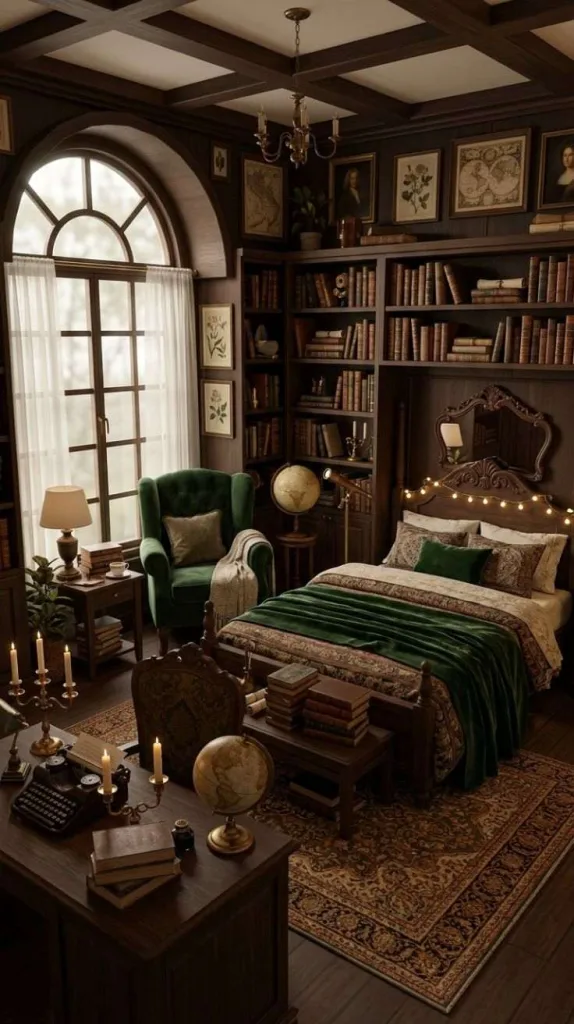 Dark Academia Room