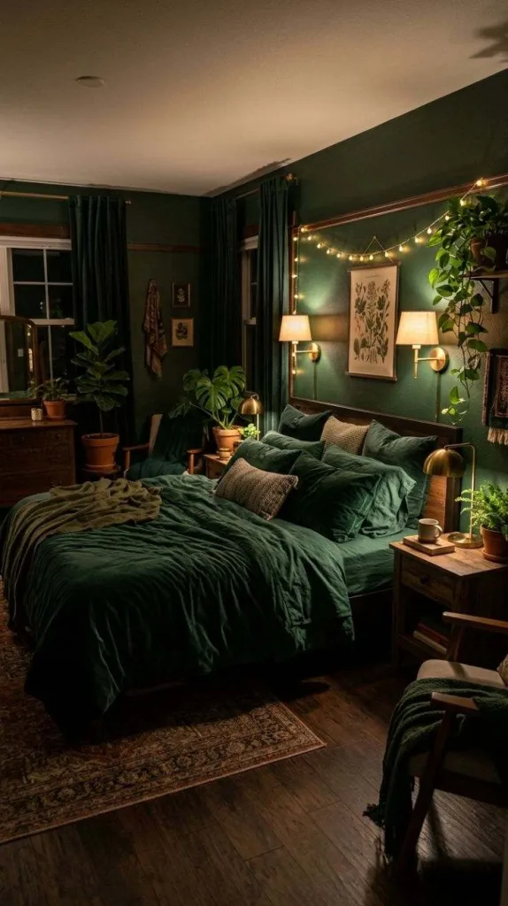 Dark Green Bedroom Ideas for a Cozy Elegant Retreat 7 Deep Green Cocoon
