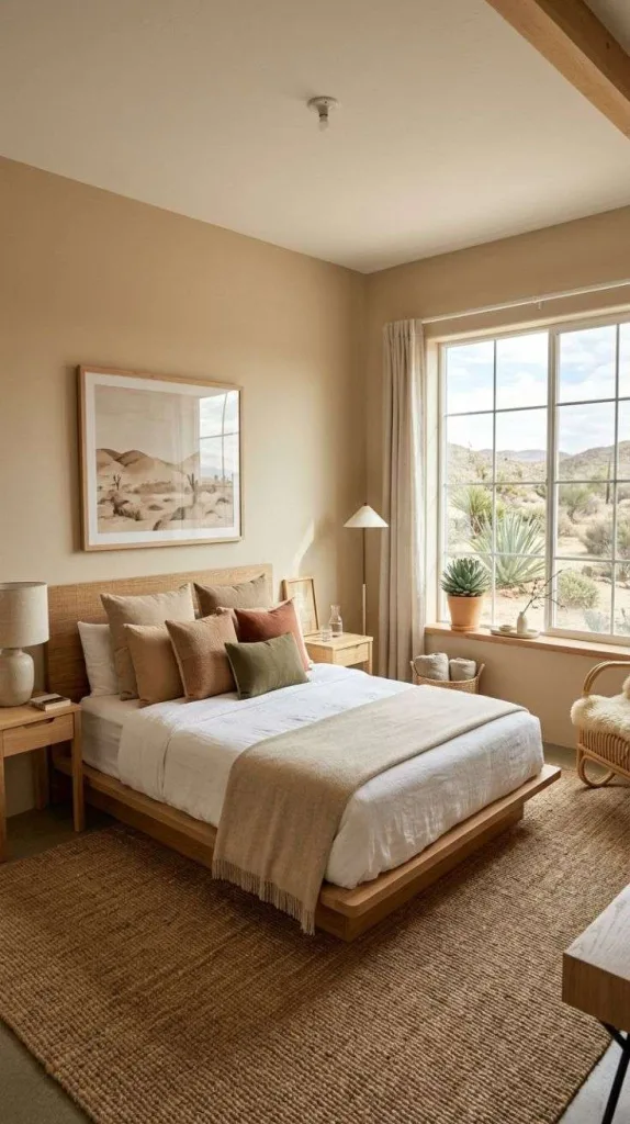 Neutral Bedroom Ideas for a Cozy Elegant Retreat 11 Desert Styled Bedroom